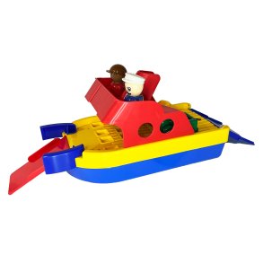 Frge med 2 biler og figurer