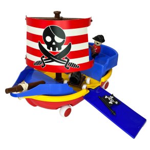 Viking Toys piratskib med kanon og tr�ksnor
