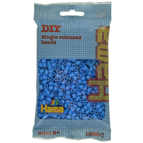 Hama midi perler 207-119 1000 stk - klar bl