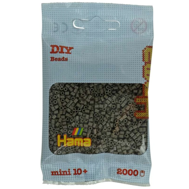 Hama mini perler 501-117 2000 stk - grbrun