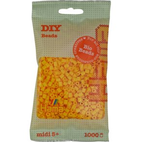 Hama midi Bio perler - Gul