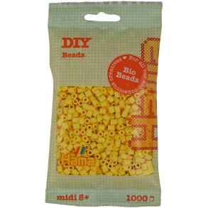 Hama midi Bio perler - Lysegul