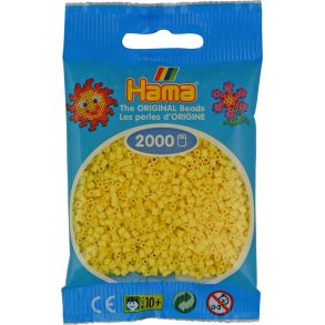 Hama miniprlor 501-103 2000 st - Ljusgul