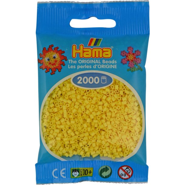 Hama miniprlor 501-103 2000 st - Ljusgul