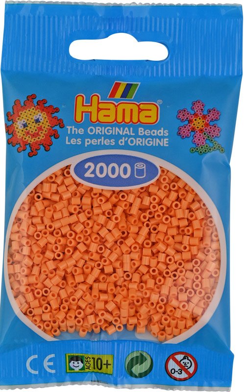 Hama 501-105 mini perler 2000 stk Abrikos farve
