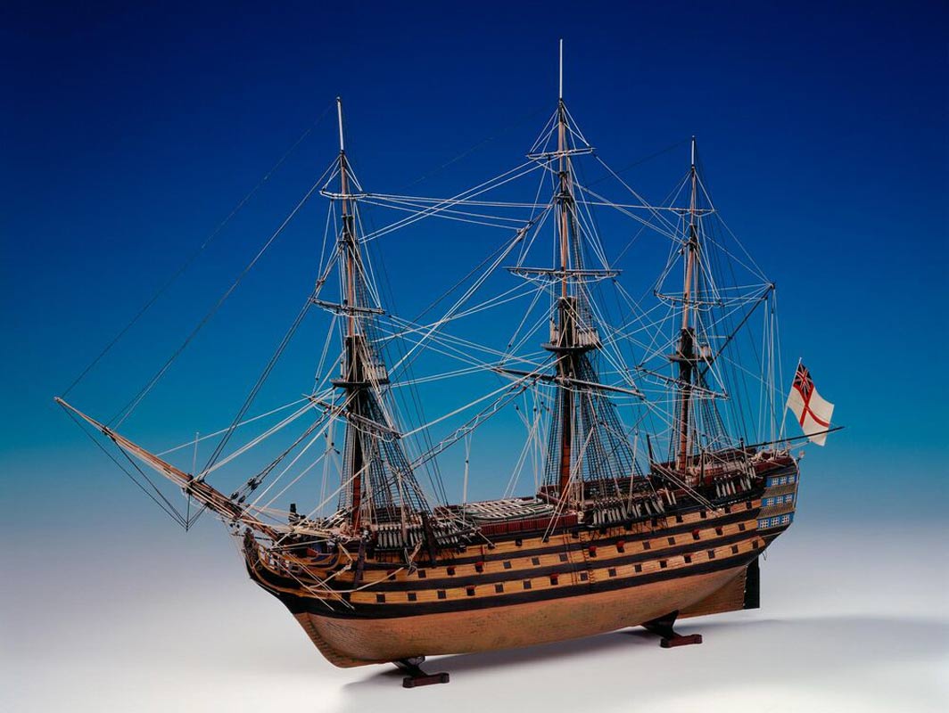 HMS Victory Heller model kit high quality 1/100th