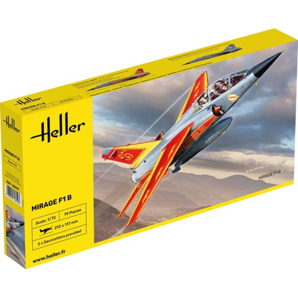 Heller Mirage F1 jagerfly - 1:72