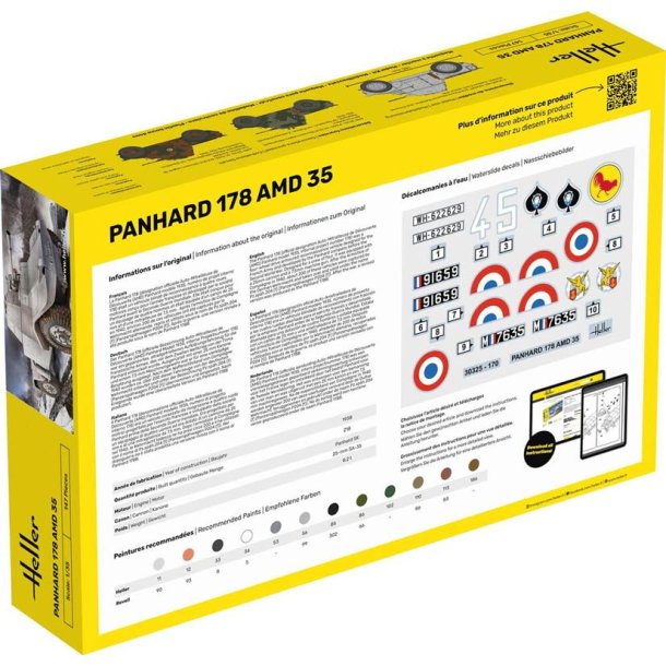 Heller Panhard 178 AMD 35 start kit - 1:35