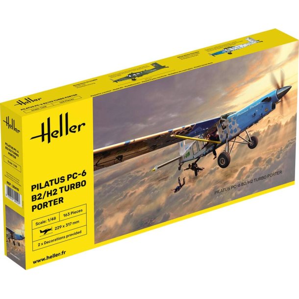 Heller Pilatus PC-6 B2/H2 Turbo Porter - 1:48