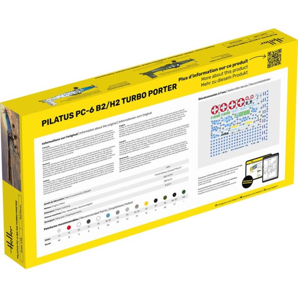 Heller Pilatus PC-6 B2/H2 Turbo Porter - 1:48