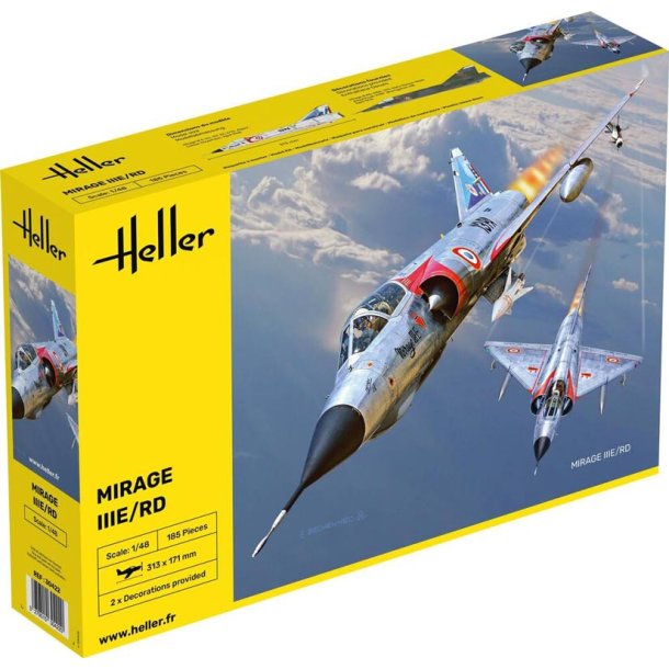 Heller Mirage IIIE/RD modelfly 1:48