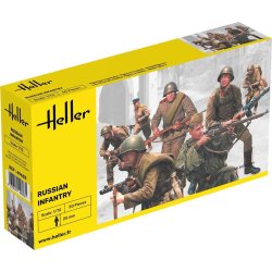 Heller soldater Russian infantry 48 stk - 1:72