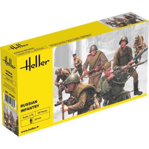 Heller soldater Russian infantry 48 stk - 1:72