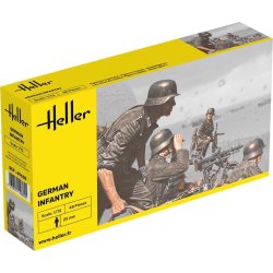 Heller soldater German infatry 48 stk - 1:72