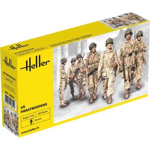 Heller soldater amerikanska fallsk�rmsj�gare 48 st - 1:72