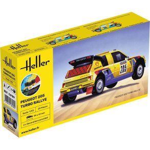 Heller Peugeot 205 Turbo rally modelbil start kit - 1:43