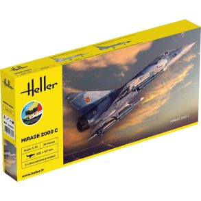 Heller modelfly Mirage 2000 C start s�t - 1:72