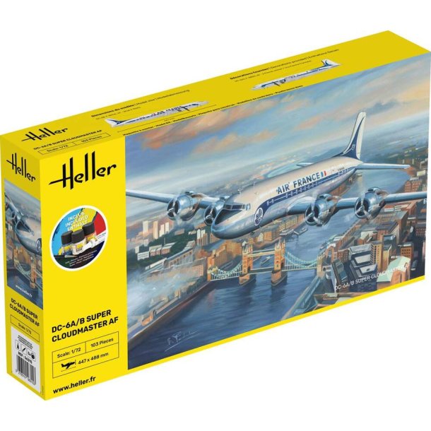 Heller DC-6A super Cloudmaster AF start kit - 1:72