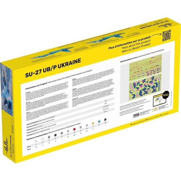 Heller SU-27 Ukraine version start kit - 1:72