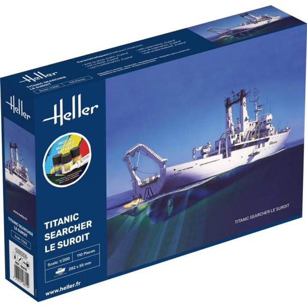 Heller Titanic Searcher Le Suroit start kit - 1:200