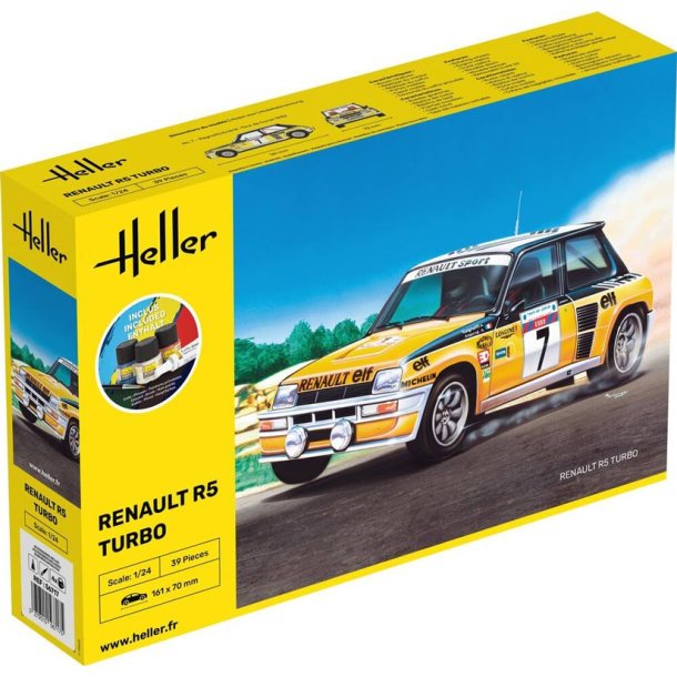 Heller Renault R5 Turbo start kit - 1:24