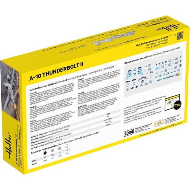 Heller A-10 Thunderbolt II start kit