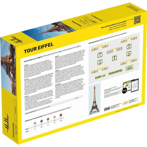Heller Eiffel trnet model start kit - 1:650