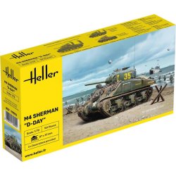 Heller M4 Sherman D-day kampvogn 1:72