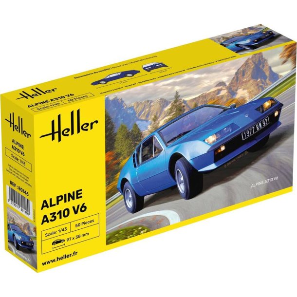 Heller Renault Alpine A310 modelbil - 1:43
