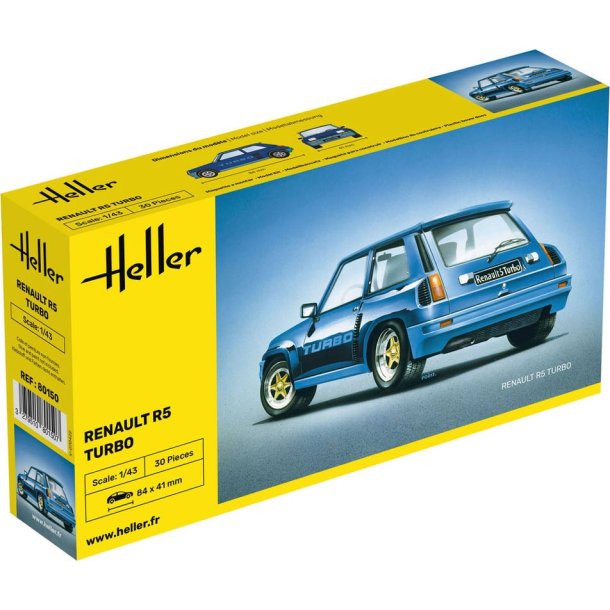 Heller Renault R5 Turbo modelbil - 1:43