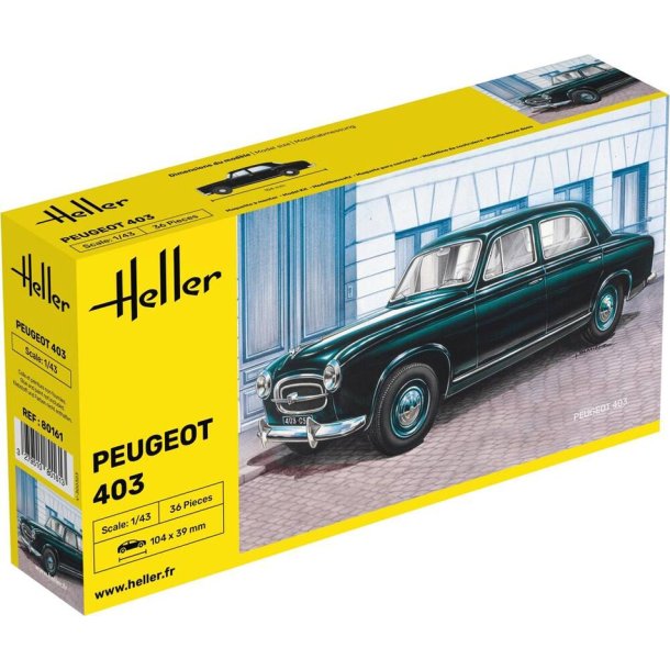 Heller Peugeot 403 modelbil - 1:43