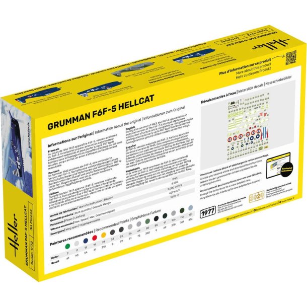 Heller Grumman F6F-5 Hellcat - 1:43