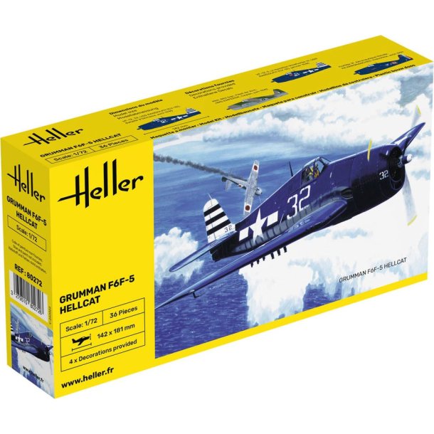 Heller Grumman F6F-5 Hellcat - 1:43
