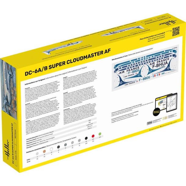 Heller DC-6A super Cloudmaster AF  - 1:72