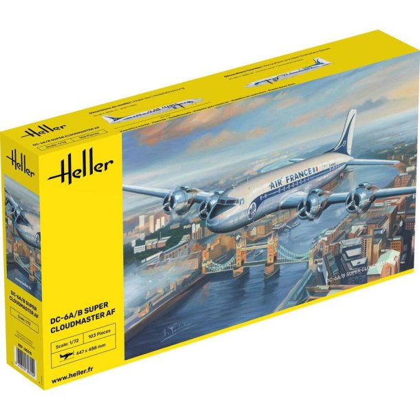 Heller DC-6A super Cloudmaster AF  - 1:72
