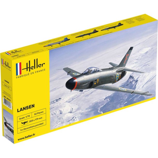 Heller Lansen jagerfly - 1:72
