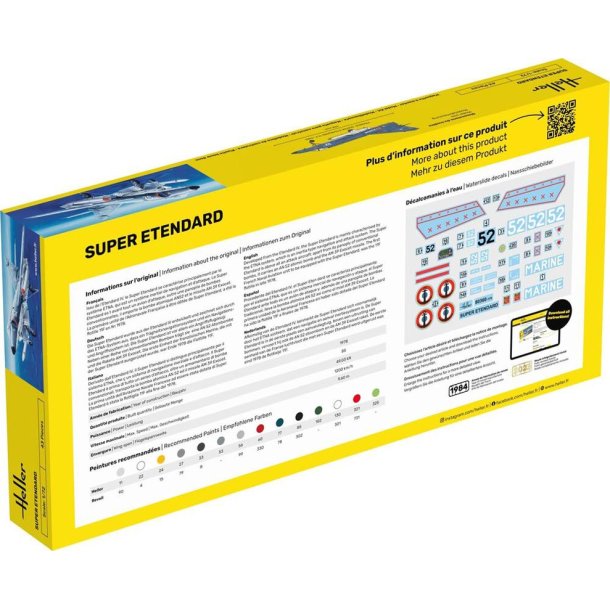 Heller Super Etendard jagerfly - 1:72