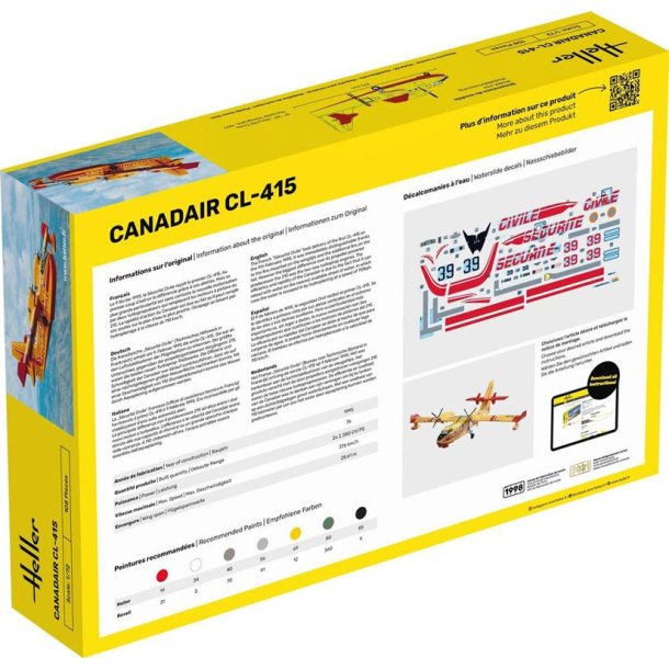 Heller modelfly Canadair CL-415 - 1:72