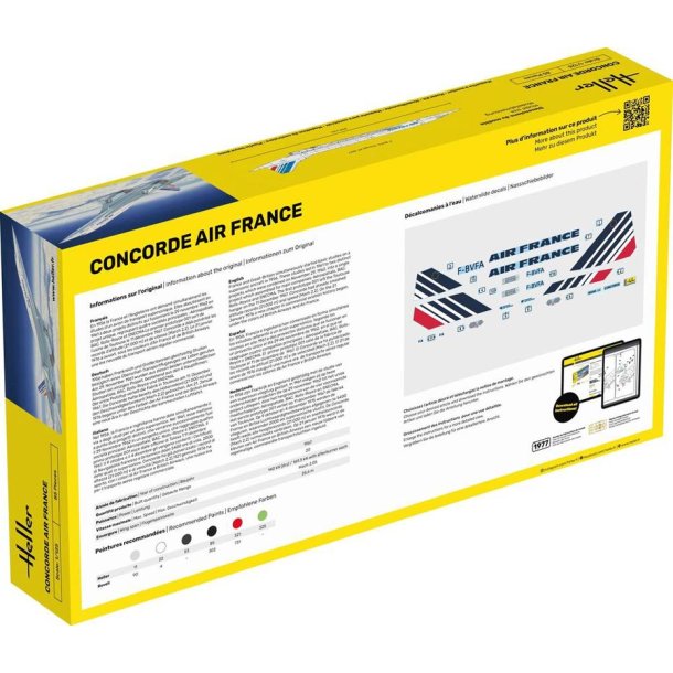 Heller Concorde Air France start kit - 1:125