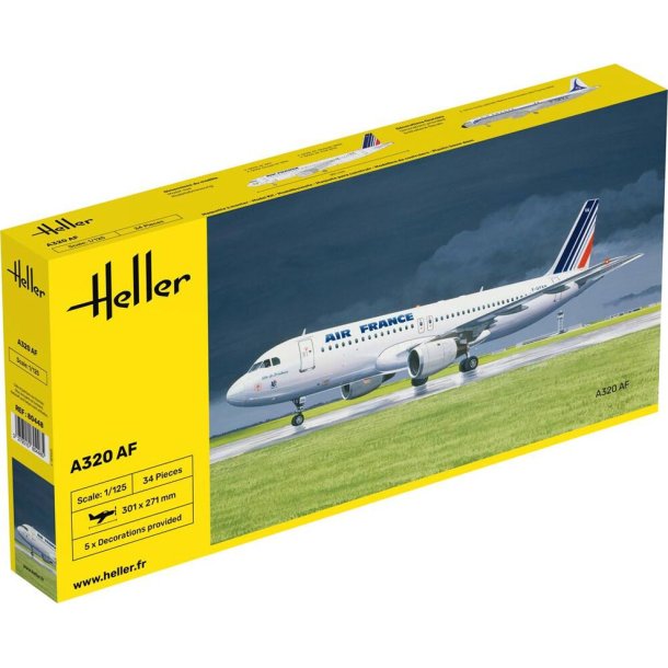 Heller Air France Airbus A320 - 1:125