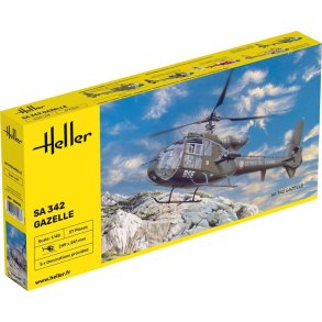SA 342 Gazelle modelhelikopter - 1:48