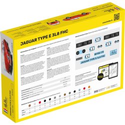 Jaguar Type E 3L8 FHC modelbil start kit - 1:24