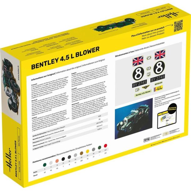 Heller Bentley Blower modelbil - 1:24