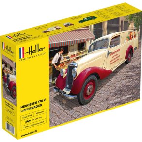 Heller Mercedes 170V lieferwagen 1950 - 1:24