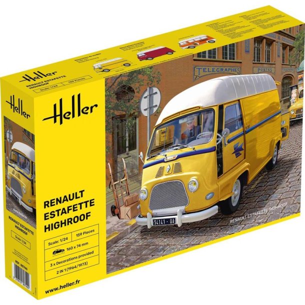 Heller Renault Estafette Highroof - 1:24