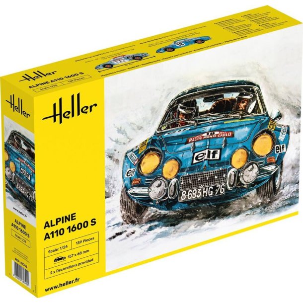 Heller Alpine A110 1600 S - 1:24