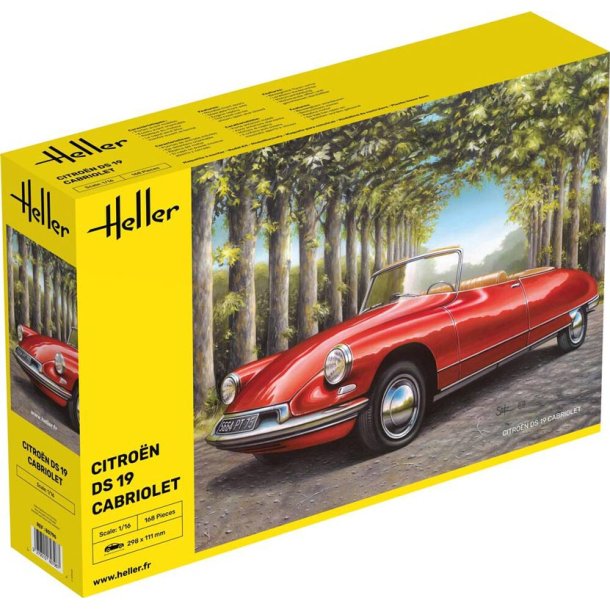 Heller Citron DS 19 Cabriolet modelbil - 1:16