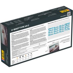 Heller Tysk u-bd type VII C - 1:400