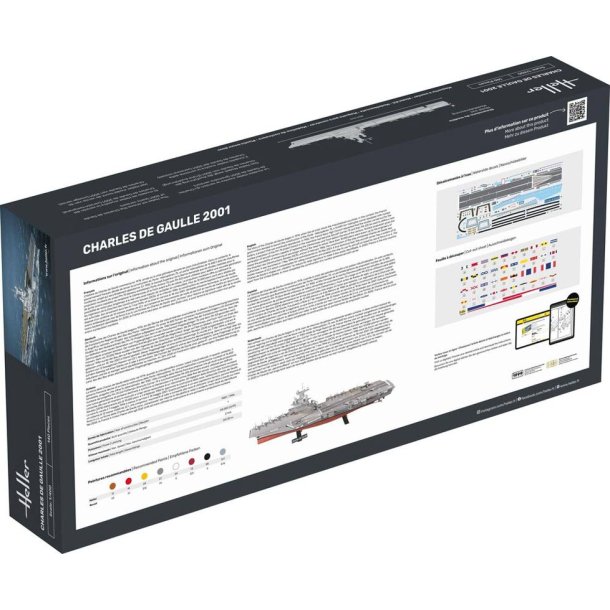 Charles De Gaulle 2001 hangarskib - 1:400