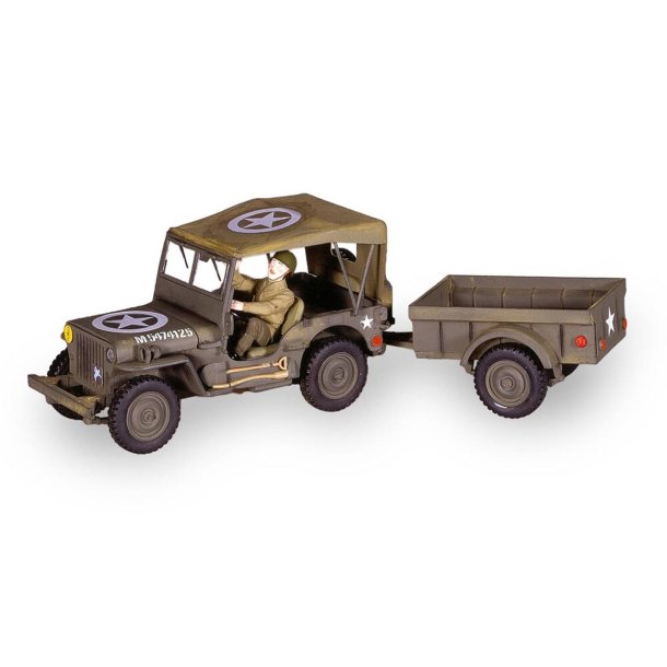 Heller US 1/4 ton truckn'n trailer 1:35 - start kit